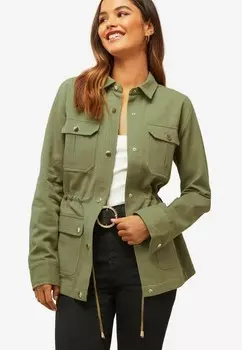 Летняя куртка UTILITY POCKET BUTTON THROUGH Friends Like These, зеленый