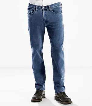 Levi's 514 жесткие эластичные джинсы прямого кроя, синий