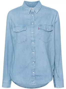 Levi's джинсовая рубашка, синий