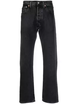 Levi's прямые джинсы с заниженной талией, черный