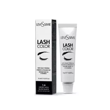 LeviSsime, Краска для бровей и ресниц Lash Color № 1.6 Голубовато-черный/Сине-черный, 15 мл