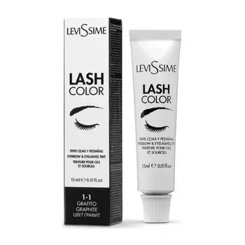 LeviSsime, Краска для бровей и ресниц Lash Color № 1.1 Графит, 15 мл