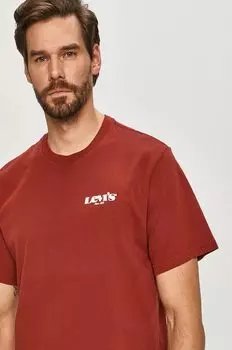 Леви - футболка Levi's, бордовый