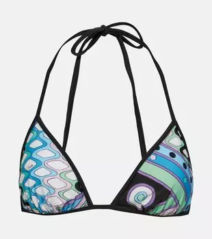 Лиф бикини Vivara с треугольными чашками Pucci, мультиколор