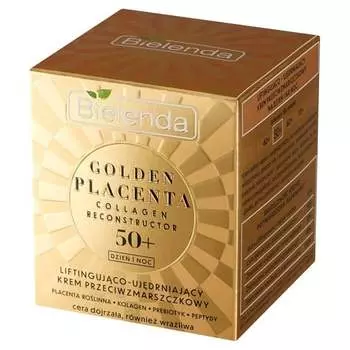 Лифтинг-укрепляющий крем против морщин на день и ночь, 50 мл Bielenda, Golden Placenta 50+
