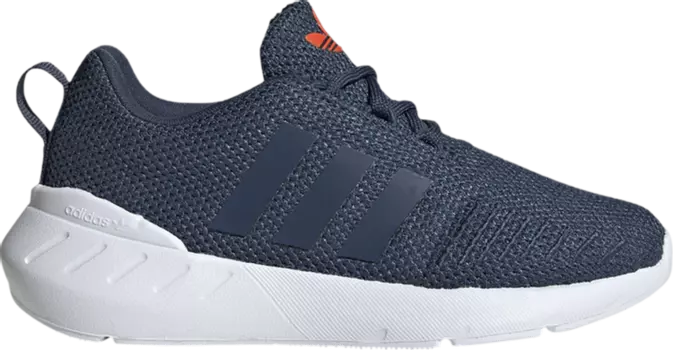 Лимитированные кроссовки Adidas Swift Run 22 Little Kid 'Mineral Blue', синий