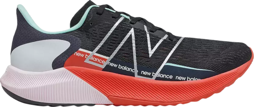 Лимитированные кроссовки New Balance FuelCell Propel v2 'Black Ghost Pepper', черный