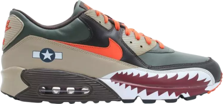 Лимитированные кроссовки Nike Air Max 90 Premium 'Warhawk', коричневый