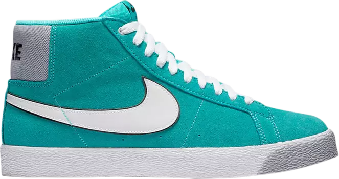 Лимитированные кроссовки Nike Blazer SB Premium SE QS 'Hyper Jade', бирюзовый