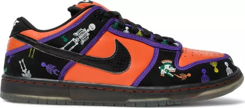 Лимитированные кроссовки Nike Dunk Low Premium SB 'Day of the Dead', оранжевый