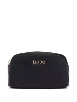 LIU JO косметичка с логотипом, черный