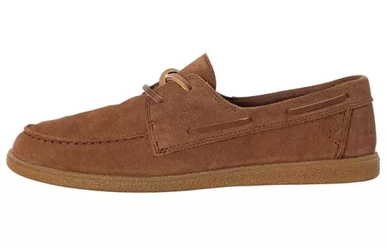 Лодочные туфли мужские коричневые Clarks