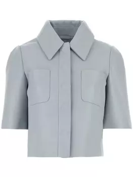 LOEWE кожаная рубашка, синий