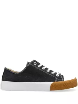 LOEWE кроссовки из денима Bloc, черный