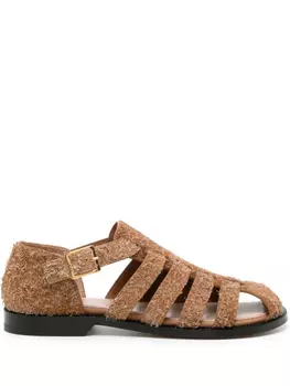 LOEWE сандалии Campo, коричневый