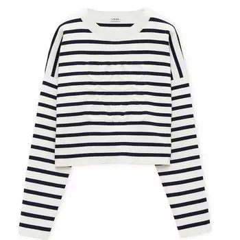 LOEWE Толстовка Anagram Off White/Navy