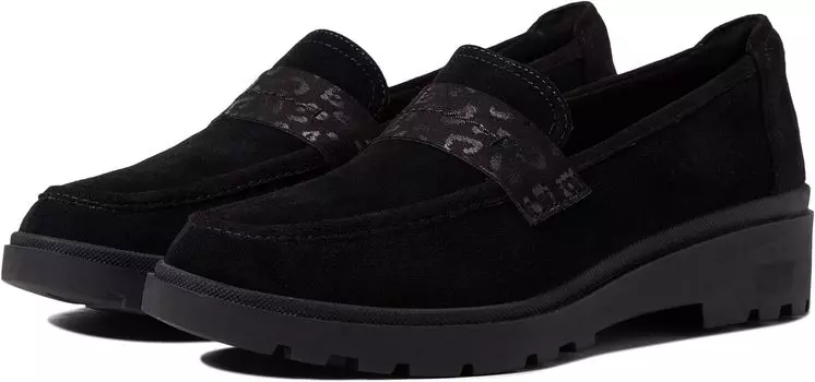 Лоферы Calla Ease Clarks, черная замша