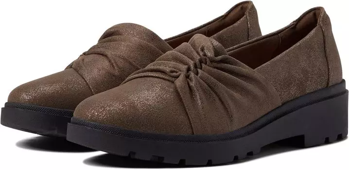 Лоферы Calla Style Clarks, цвет Bronze Metallic Synthetic