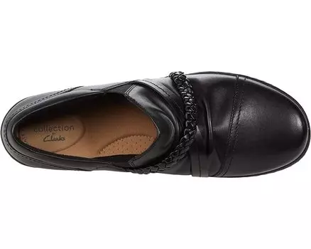 Лоферы Cora Braid Shoe Clarks, кожа