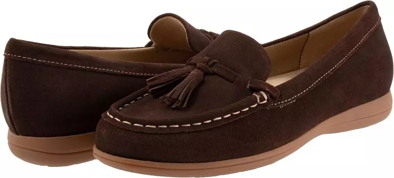 Лоферы Dawson Trotters, цвет Dark Brown Suede