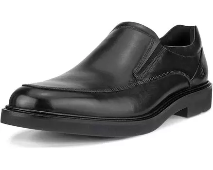 Лоферы ECCO London Apron Toe Slip-On, черный