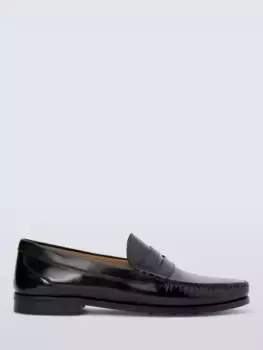Лоферы John Lewis Cornell Leather, черный