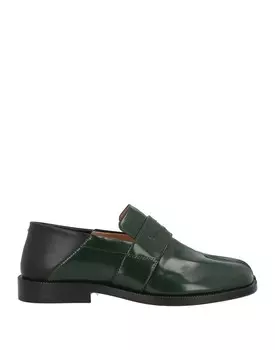 Лоферы Maison Margiela, темно-зеленый