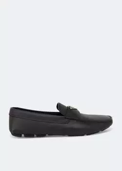 Лоферы Prada Leather, черный