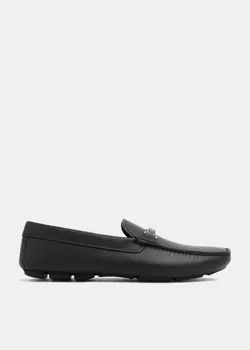 Лоферы Prada Saffiano Leather, черный