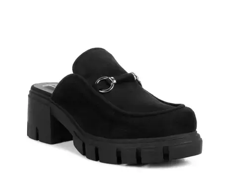 Лоферы Prosper Platform Mule London Rag, черный