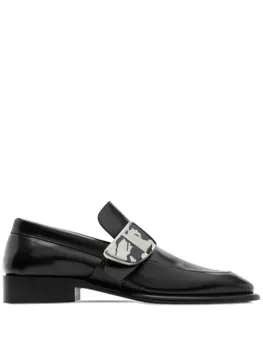 Лоферы Shield Burberry, черный