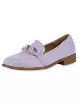 Лоферы VAN HILL Amelia, цвет helllila velours