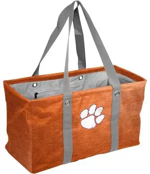 Logo Clemson Tigers Crosshatch Picnic Caddy