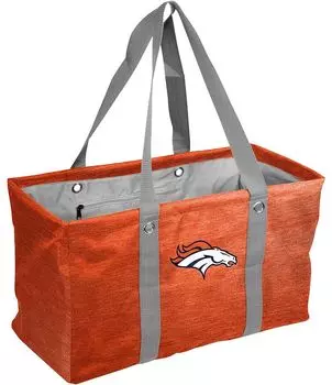 Logo Denver Broncos Crosshatch Picnic Caddy