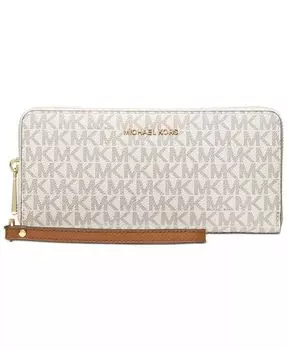 Логотип Jet Set Travel Continental Michael Kors, бежевый
