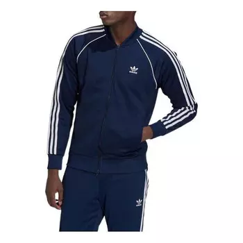 Логотип оригинала Куртка Adidas, индиго
