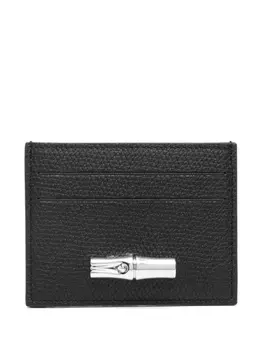 Longchamp картхолдер Le Roseau, черный