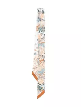 Longchamp шарф Collier De Fleurs, синий
