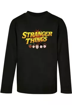 Лонгслив ABSOLUTE CULT Stranger Things, черный