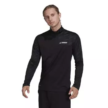 Лонгслив adidas Motion, зеленый