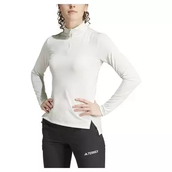 Лонгслив adidas Mt Half Zip, фиолетовый