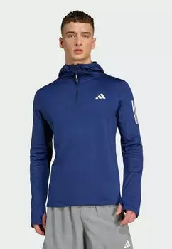 Лонгслив Adidas Performance, темно-синий