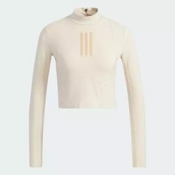 Лонгслив Adidas Sportswear Swarovski, кремовый