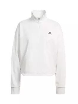 Лонгслив adidas Sweatshirt W GG 14Z TP, белый