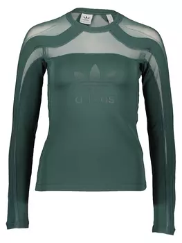 Лонгслив adidas, зеленый