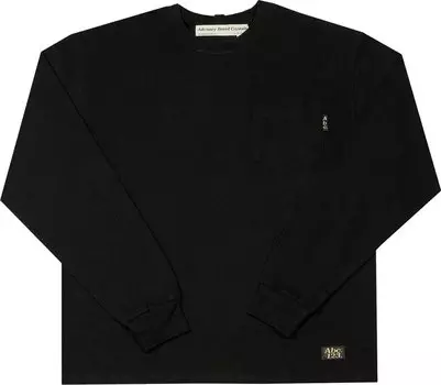 Лонгслив Advisory Board Crystals Long-Sleeve Pocket Tee 'Anthracite', черный