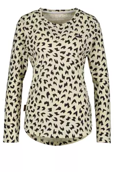 Лонгслив alife and kickin Langarmshirt,, Shirt, Longshirt, Oversize Shirt LeaAK B, кремовый