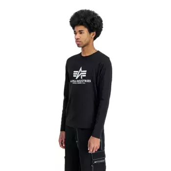 Лонгслив Alpha Industries Basic, черный