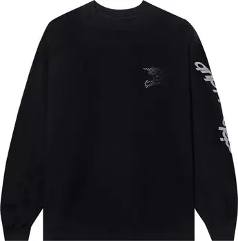 Лонгслив Anti Social Social Club x Alpine Stars Helmet Long-Sleeve Tee 'Black', черный