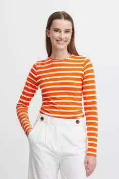 Лонгслив b.young BYPAMILA LS TSHIRT 20807931, оранжевый